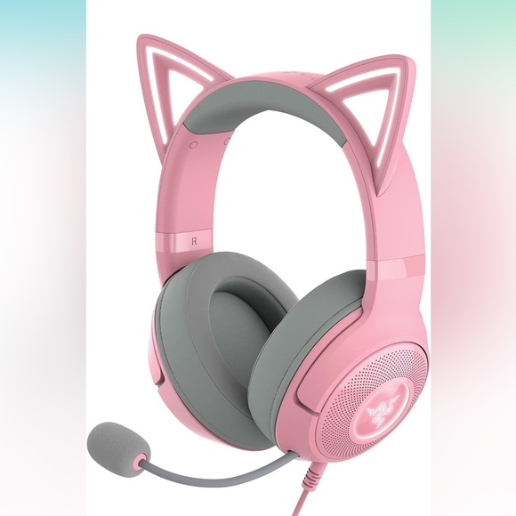 Razer Kraken Kitty V2 USB Wired RGB Headset - Quartz Pink - Picture 1 of 5